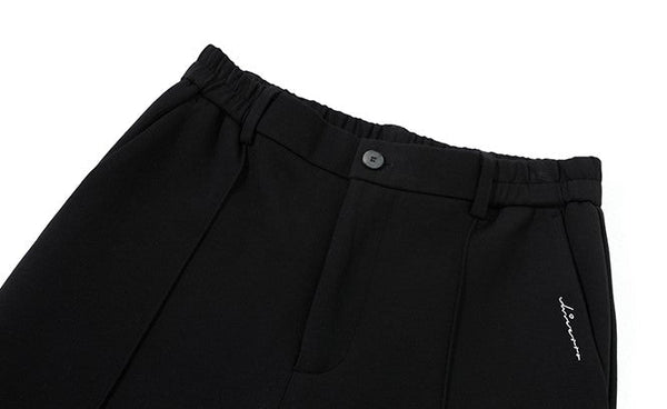 韓国ファッション SELCA-Straight rib pants-mselca2023aw852-010