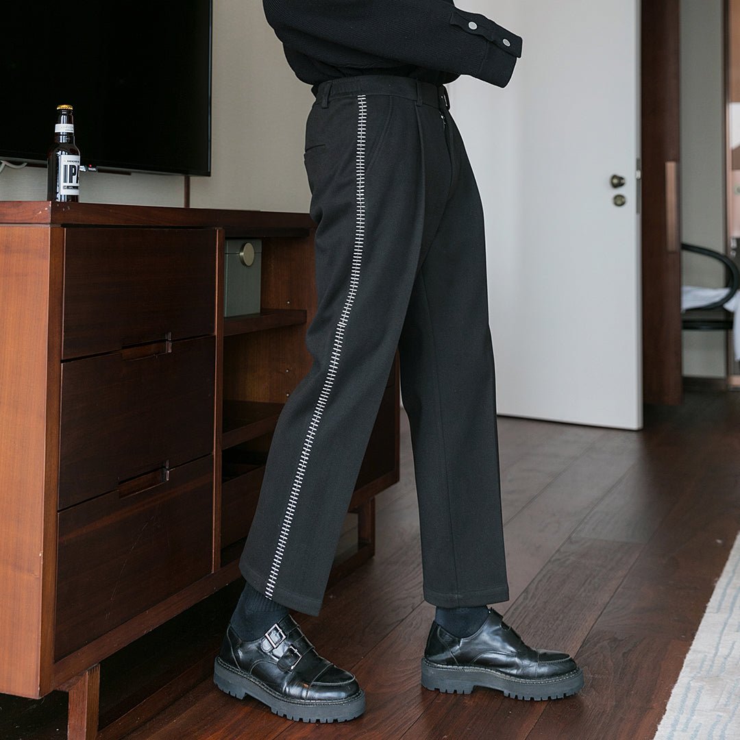 韓国ファッション SELCA-Straight suit pants-mselca2023aw858-08