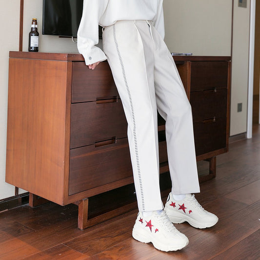 韓国ファッション SELCA-Straight suit pants-mselca2023aw858-01