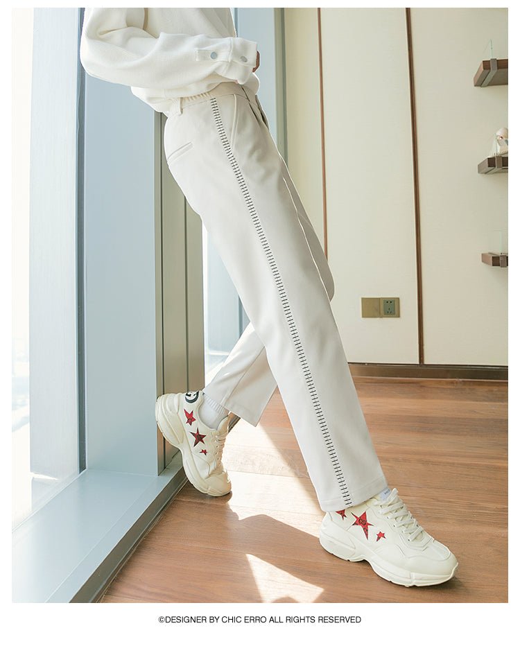 韓国ファッション SELCA-Straight suit pants-mselca2023aw858-04