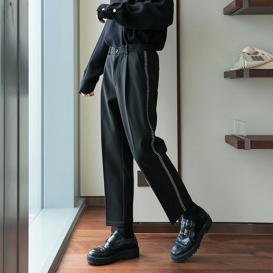 韓国ファッション SELCA-Straight suit pants-mselca2023aw858-02