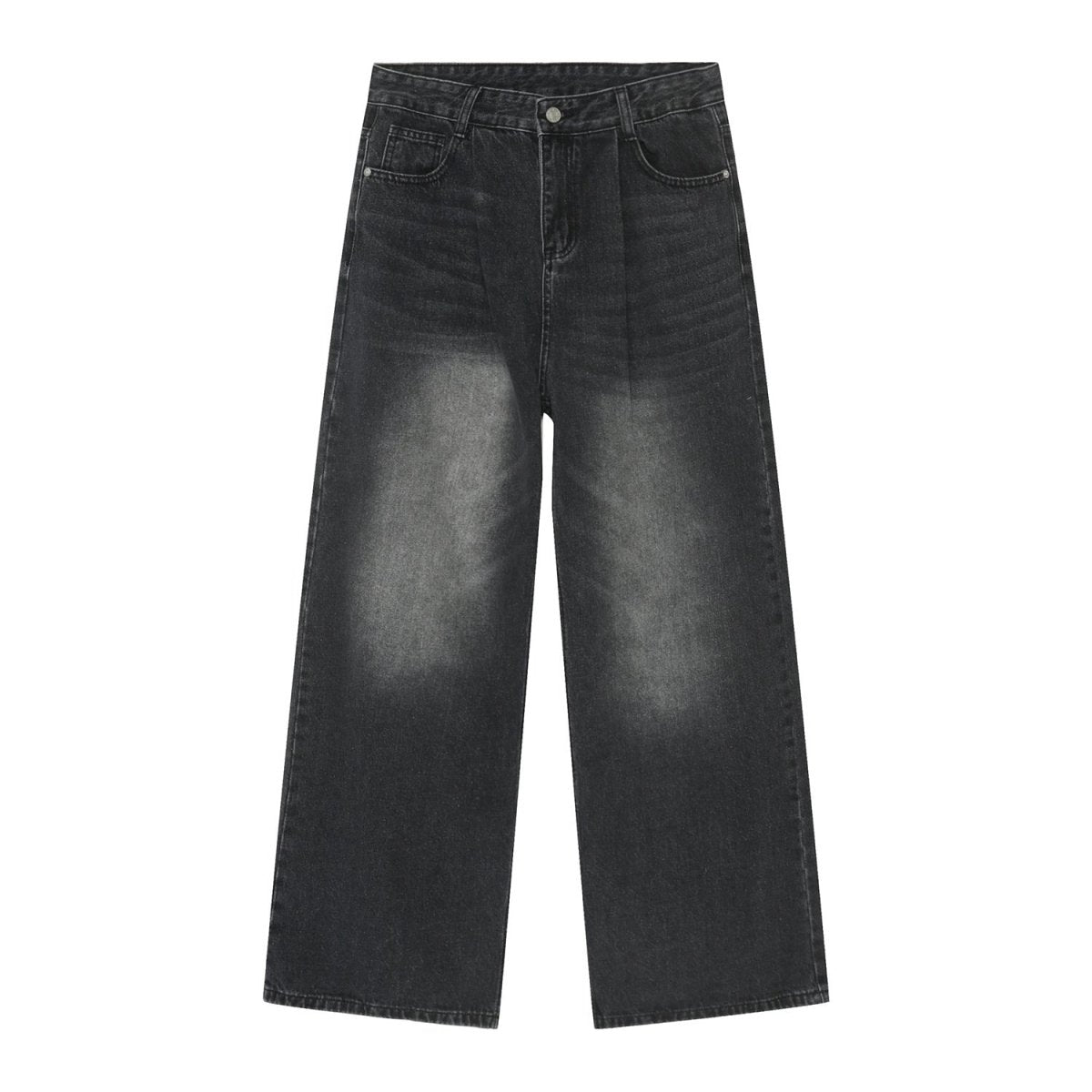 韓国ファッション SELCA-Straight wide loose denim pants-mselca2023aw869-07