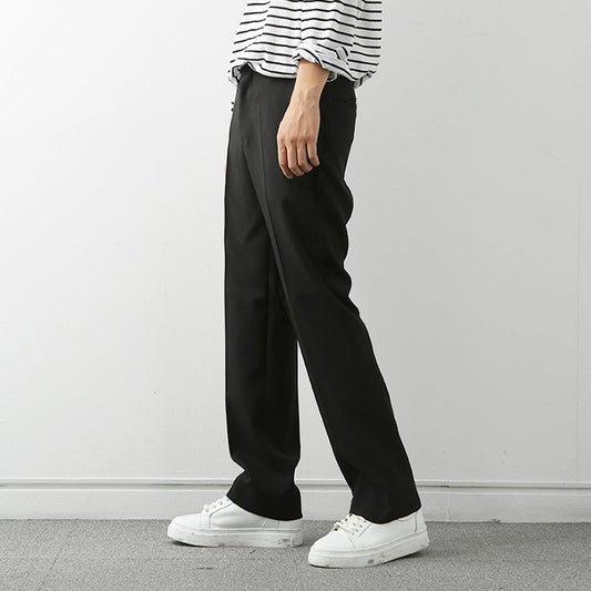 韓国ファッション SELCA-Straight wide pants-mselca2023aw870-01