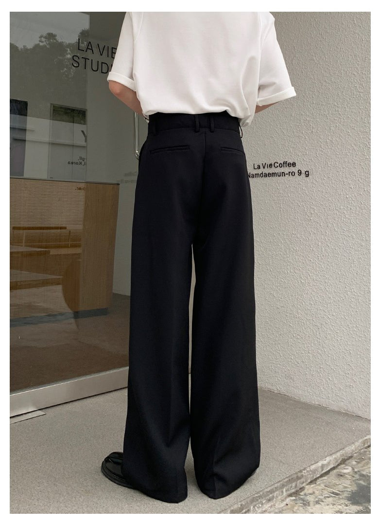 韓国ファッション SELCA-Straight wide slacks-mselca2023aw874-04
