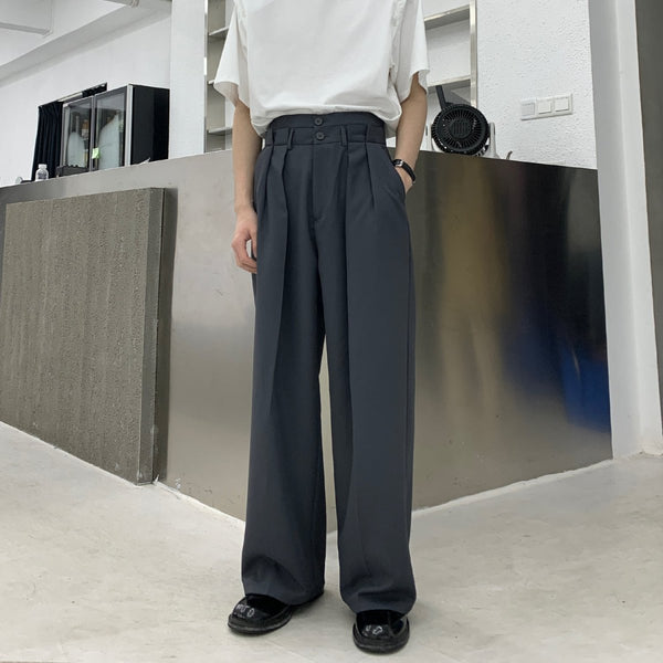 韓国ファッション SELCA-Straight wide slacks-mselca2023aw874-02