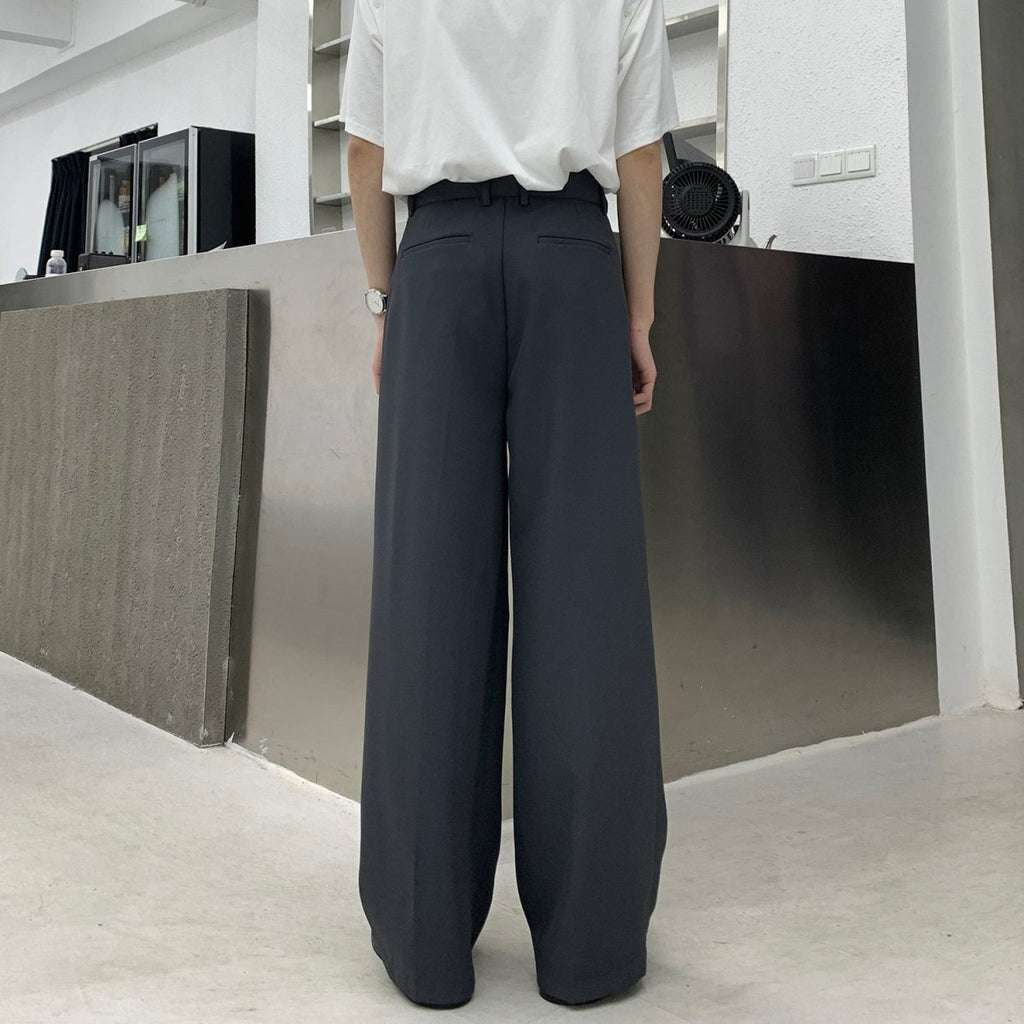 韓国ファッション SELCA-Straight wide slacks-mselca2023aw874-05