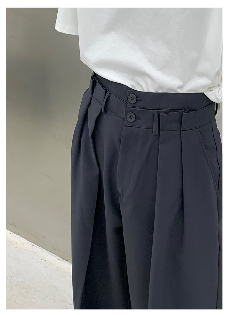 韓国ファッション SELCA-Straight wide slacks-mselca2023aw874-06