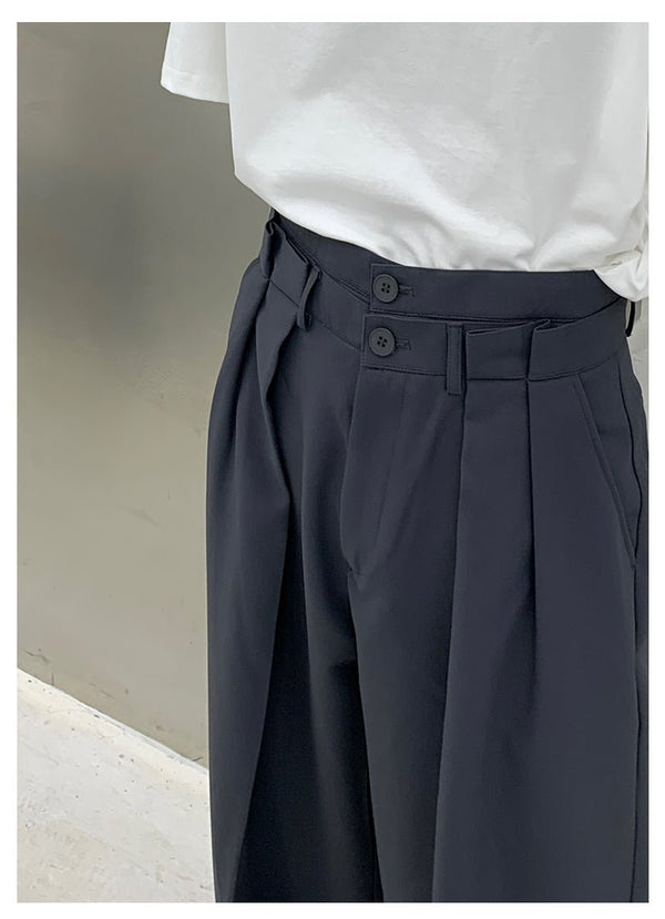 韓国ファッション SELCA-Straight wide slacks-mselca2023aw874-06