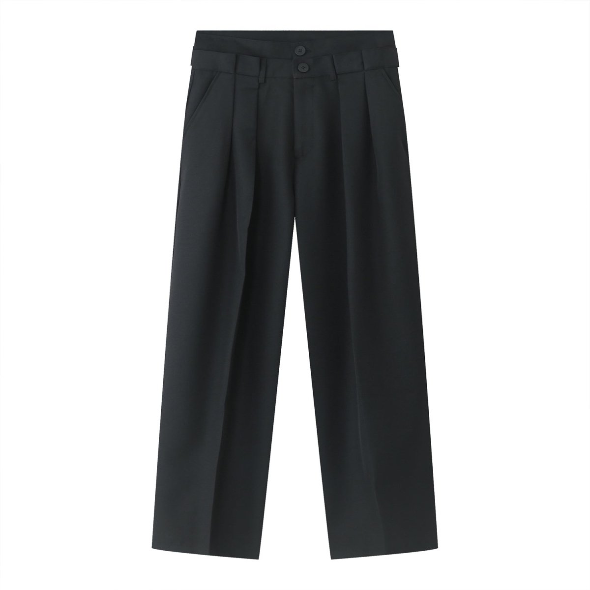 韓国ファッション SELCA-Straight wide slacks-mselca2023aw874-010