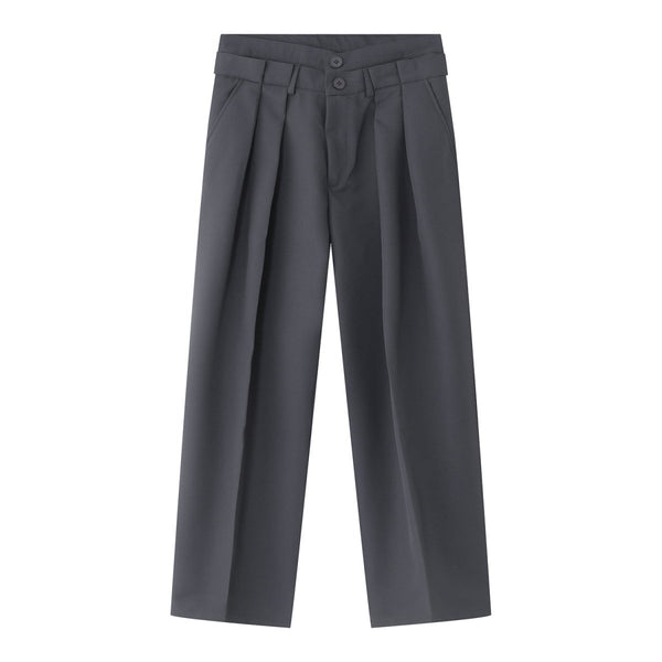 韓国ファッション SELCA-Straight wide slacks-mselca2023aw874-011