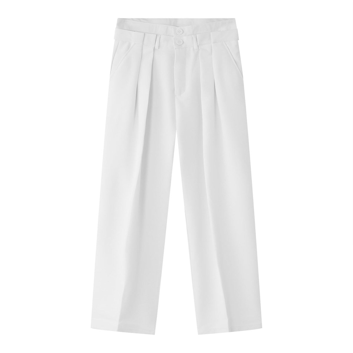 韓国ファッション SELCA-Straight wide slacks-mselca2023aw874-012