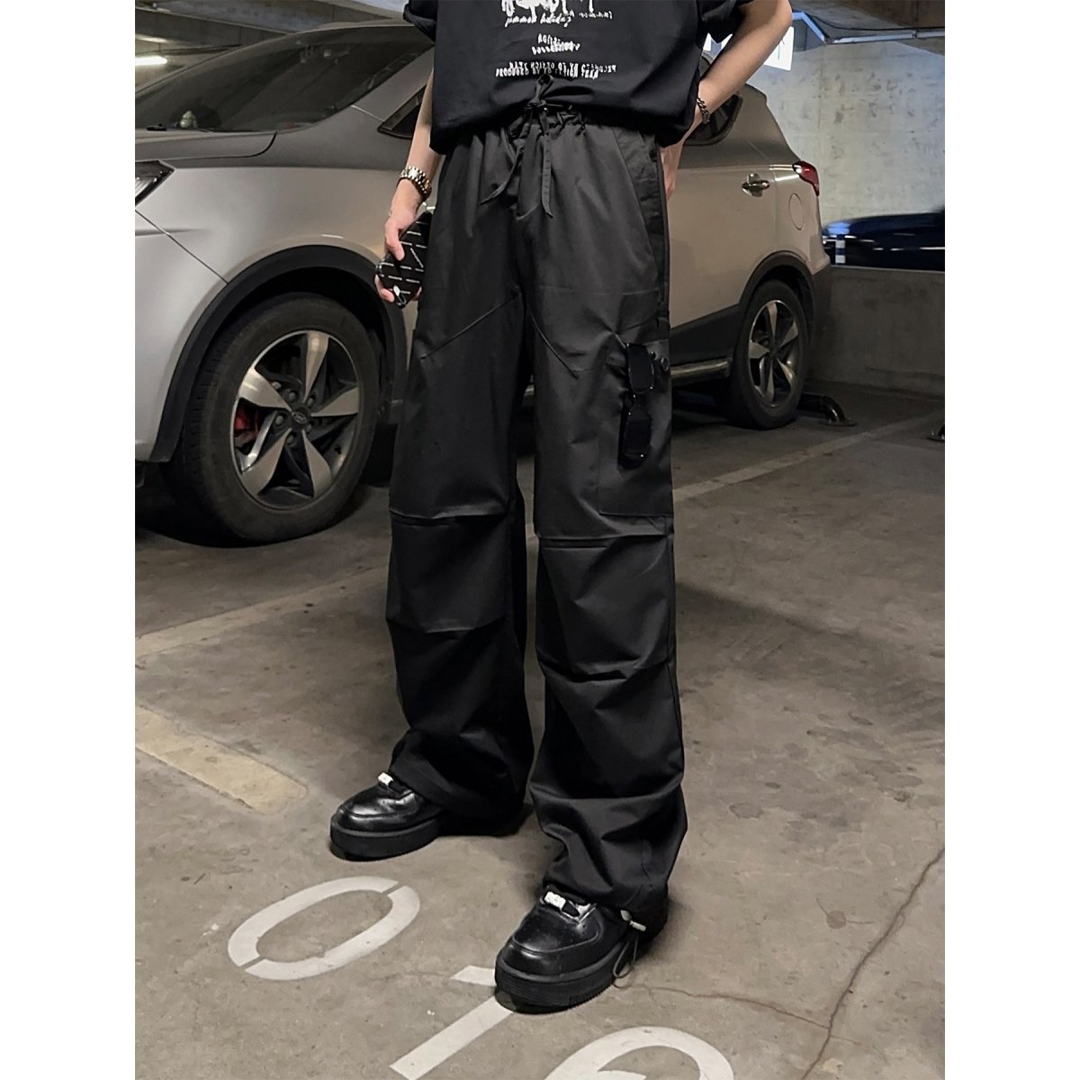 韓国ファッション SELCA-Straight work pants-mselca2023aw875-07