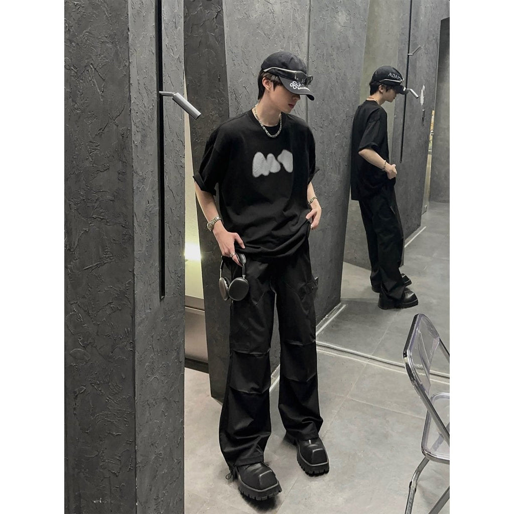 韓国ファッション SELCA-Straight work pants-mselca2023aw875-01