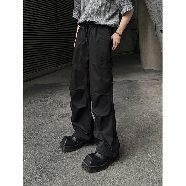 韓国ファッション SELCA-Straight work pants-mselca2023aw875-03