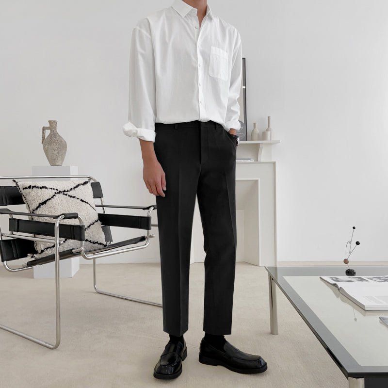 韓国ファッション SELCA-Suit slacks-mselca2023aw899-02