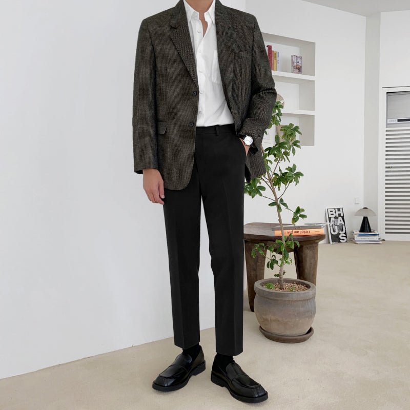 韓国ファッション SELCA-Suit slacks-mselca2023aw899-03