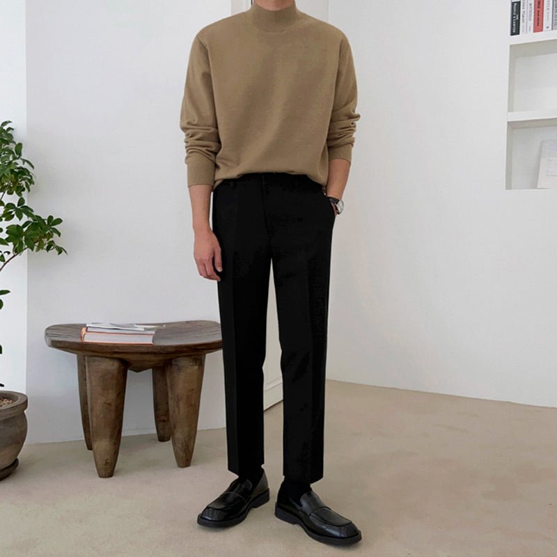 韓国ファッション SELCA-Suit slacks-mselca2023aw899-04