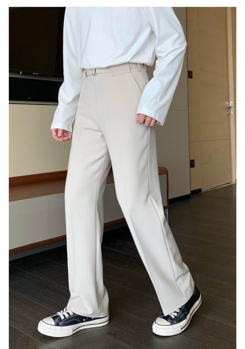 韓国ファッション SELCA-Suit trousers with belt-mselca2023aw900-07