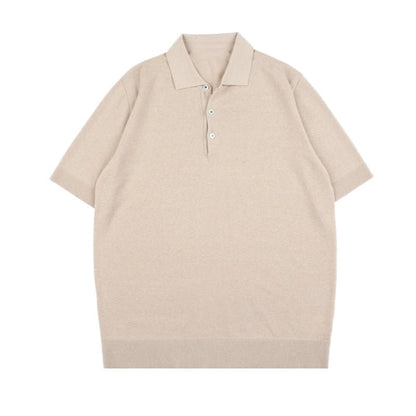 韓国ファッション SELCA-Summer knit polo shirt-mselca2023aw901-04