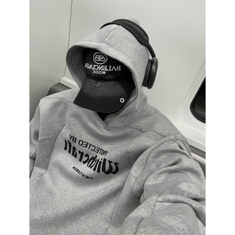 韓国ファッション SELCA-Sweat Street Parker-mselca2023aw909-03