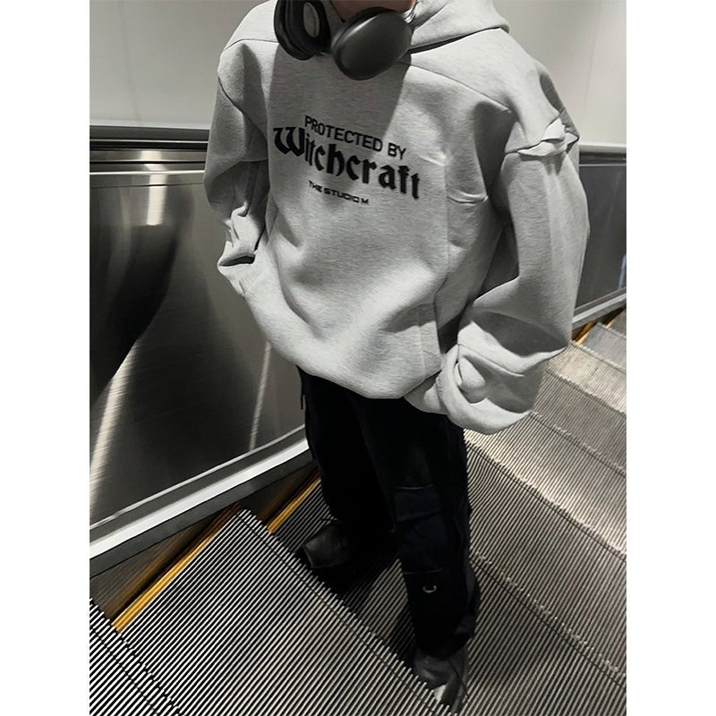 韓国ファッション SELCA-Sweat Street Parker-mselca2023aw909-04