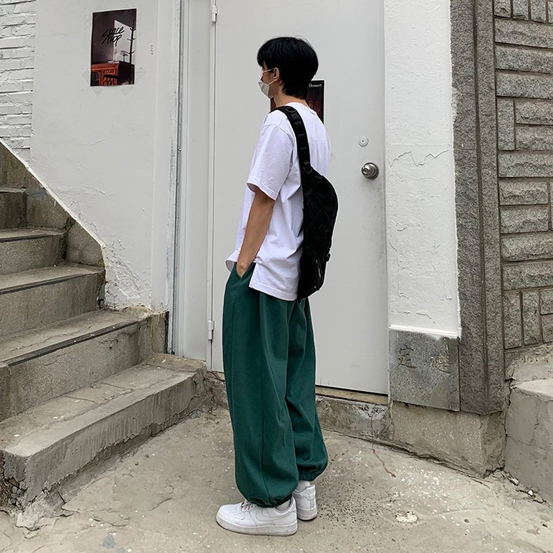 韓国ファッション SELCA-Swet rib pants-mselca2023aw912-03