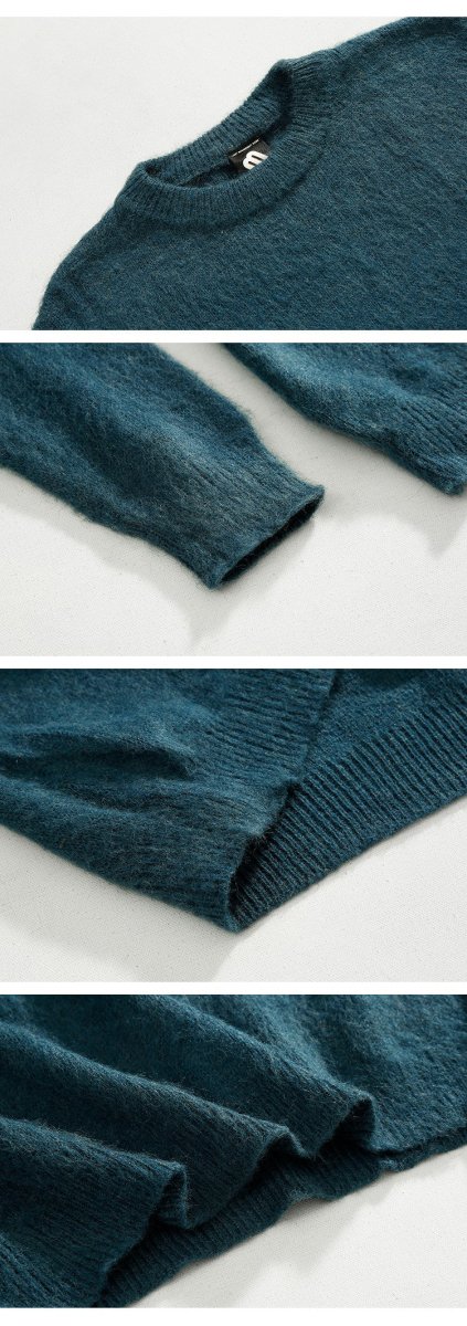 韓国ファッション SELCA-Thick knit sweater-mselca2023aw921-010