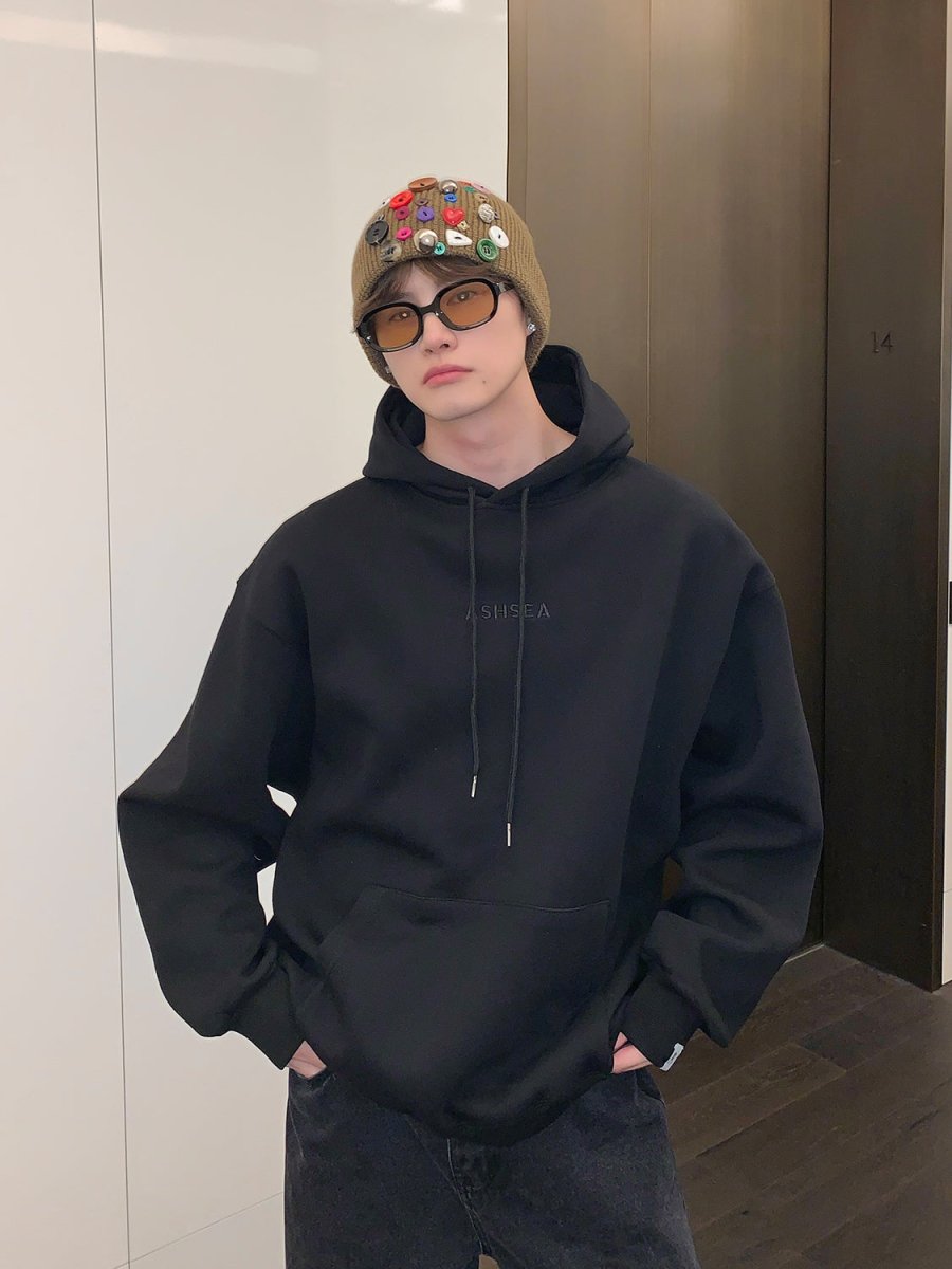 韓国ファッション SELCA-Thick logo parker-mselca2023aw922-02