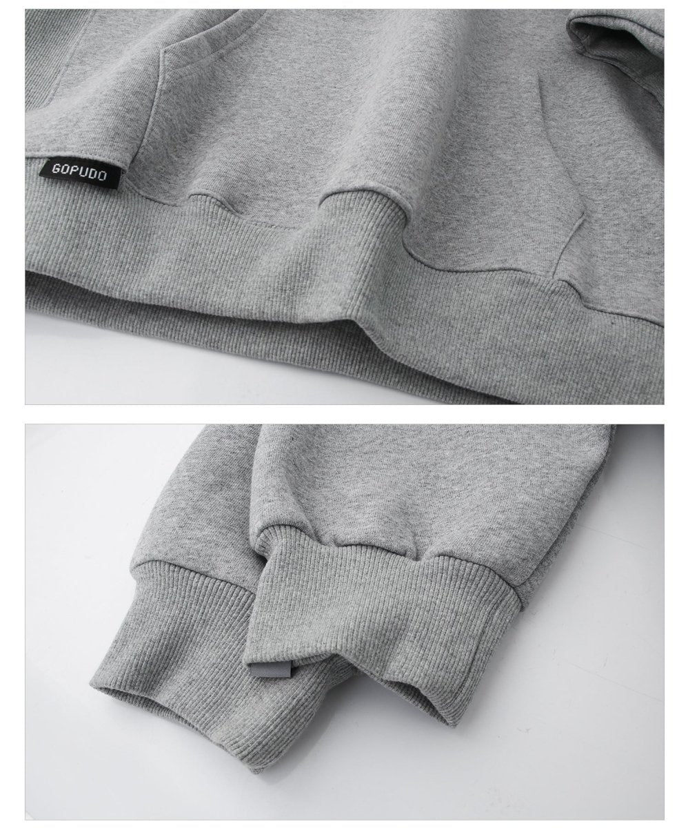 韓国ファッション SELCA-Thick logo parker-mselca2023aw922-011