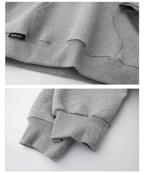 韓国ファッション SELCA-Thick logo parker-mselca2023aw922-011
