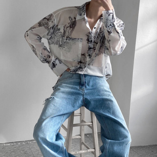 韓国ファッション SELCA-Thin design shirt-mselca2023aw923-04