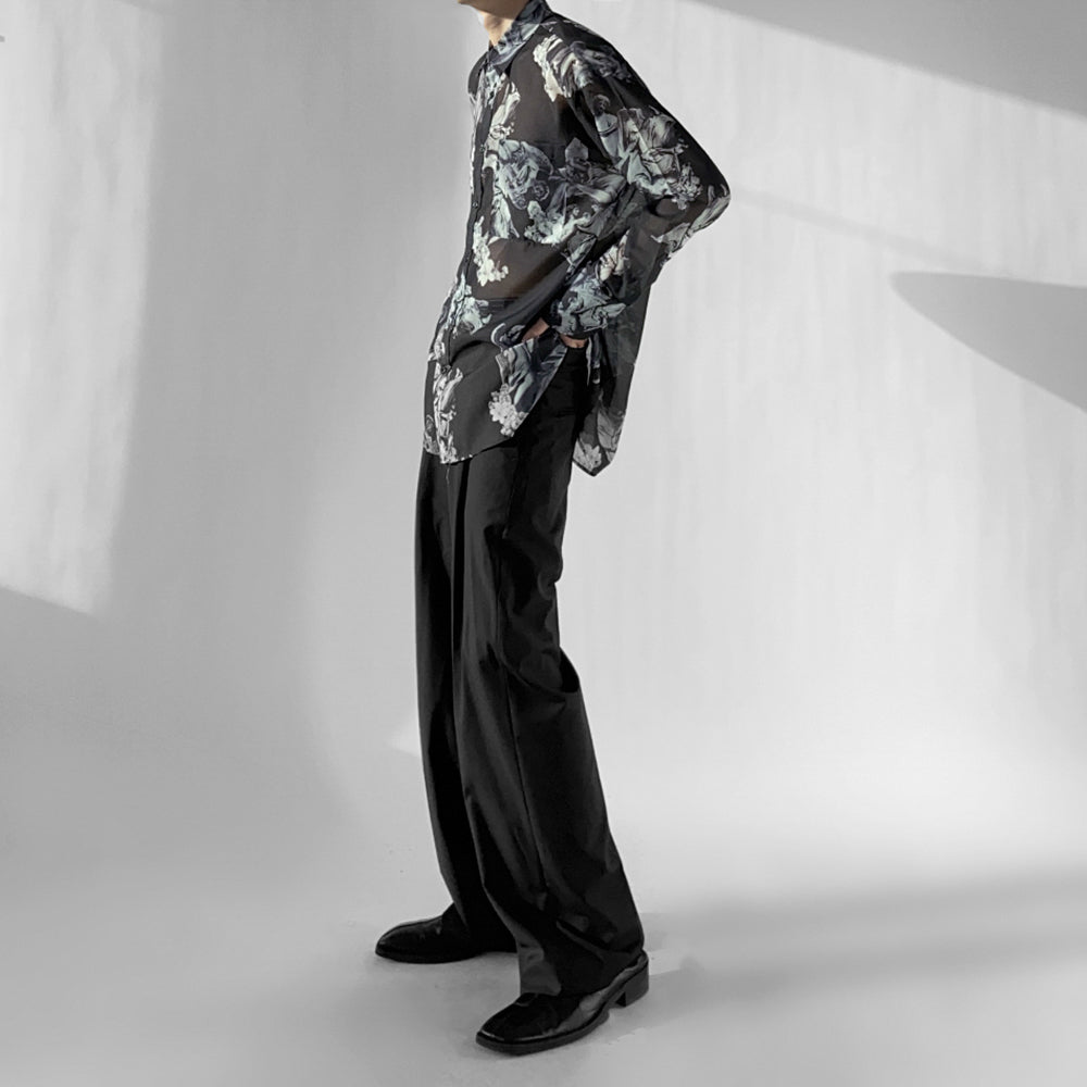 韓国ファッション SELCA-Thin design shirt-mselca2023aw923-03