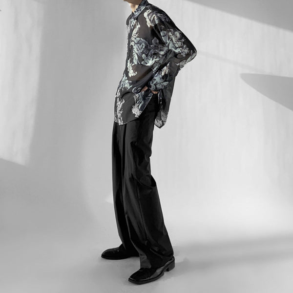 韓国ファッション SELCA-Thin design shirt-mselca2023aw923-03