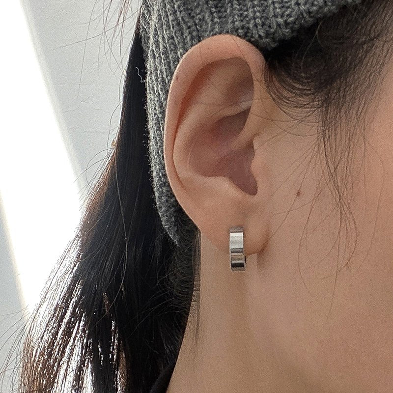 韓国ファッション SELCA-Titanium earrings-mselca2023aw926-08