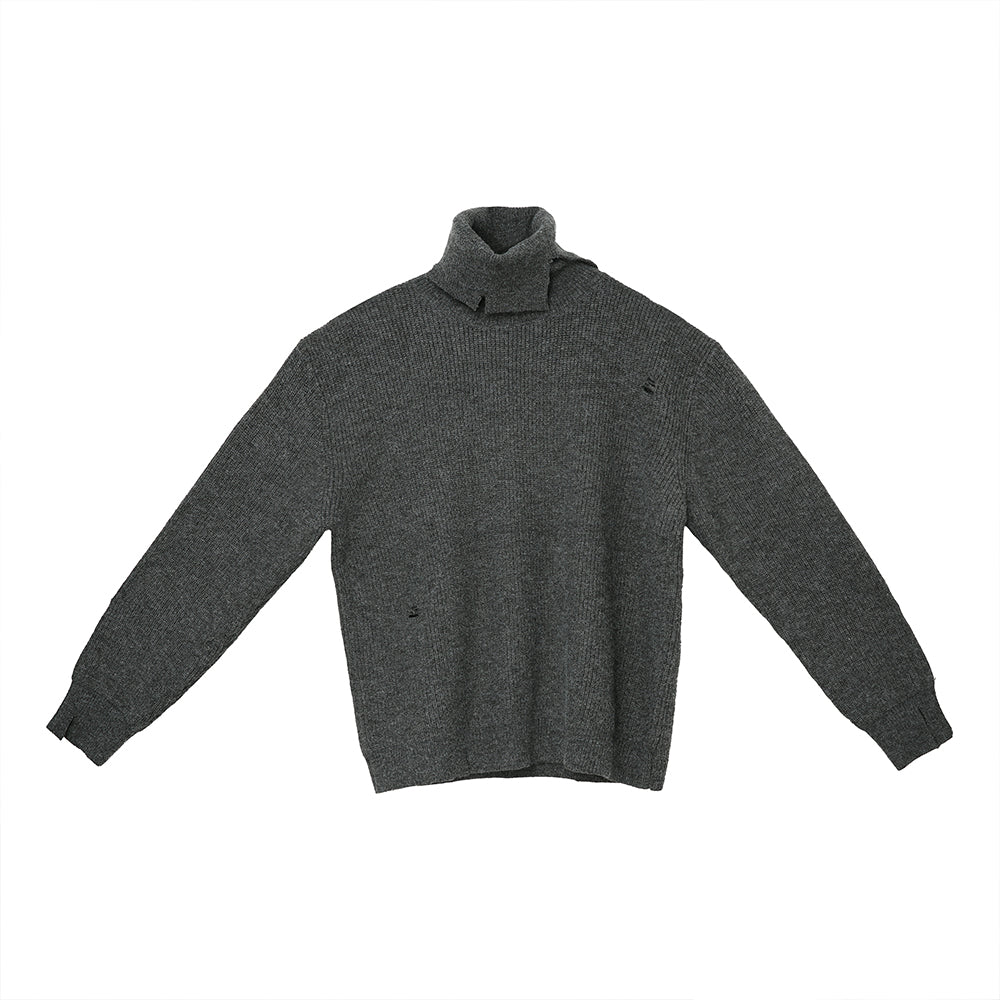 韓国ファッション SELCA-Turtle neck design knit sweater-mselca2023aw928-010