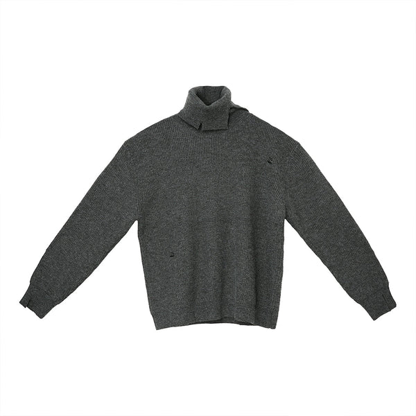 韓国ファッション SELCA-Turtle neck design knit sweater-mselca2023aw928-010