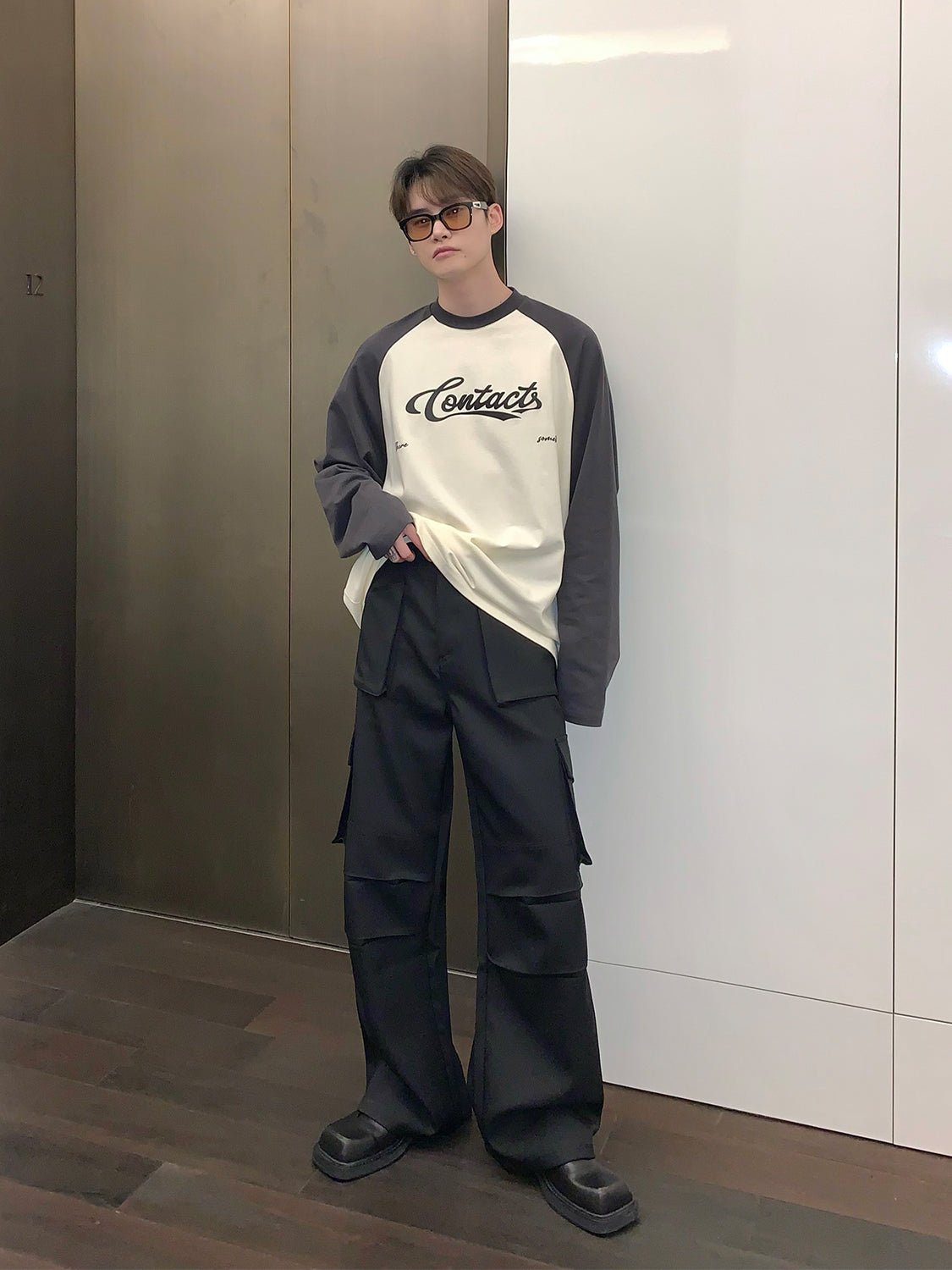 韓国ファッション SELCA-Casual cargo pants-mselca2023aw92-06