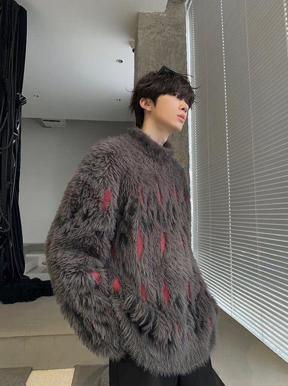 韓国ファッション SELCA-Turtleneck Design Knitted-mselca2023aw935-03