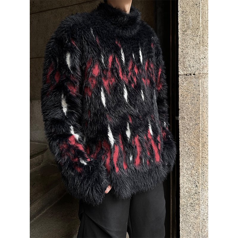 韓国ファッション SELCA-Turtleneck Design Knitted-mselca2023aw935-04