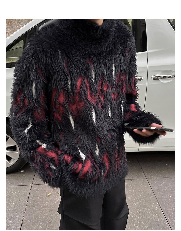 韓国ファッション SELCA-Turtleneck Design Knitted-mselca2023aw935-07