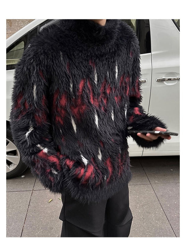 韓国ファッション SELCA-Turtleneck Design Knitted-mselca2023aw935-07
