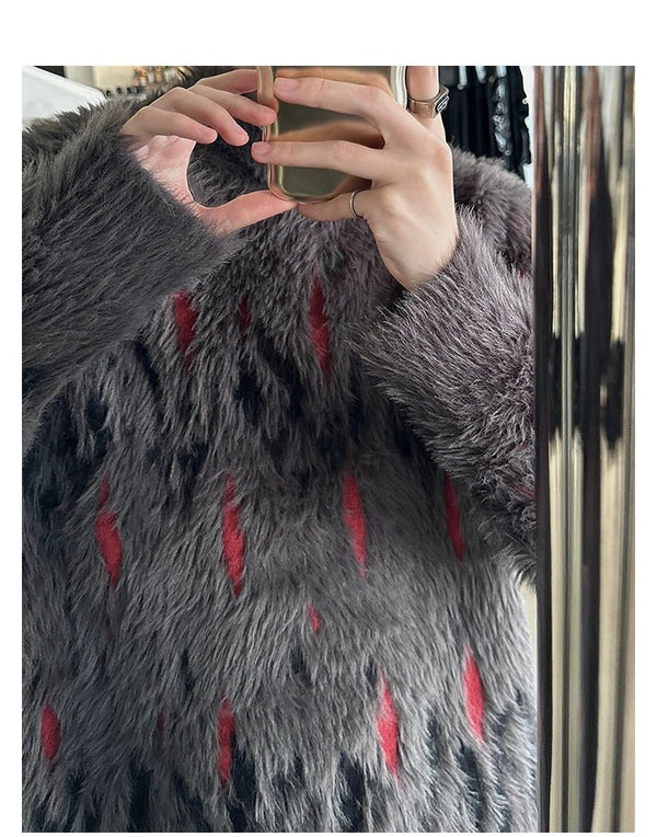 韓国ファッション SELCA-Turtleneck Design Knitted-mselca2023aw935-010