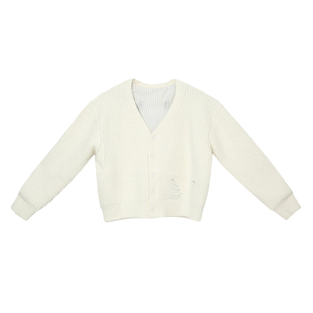 韓国ファッション SELCA-V -neck Loos Knit Cardigan-mselca2023aw941-010