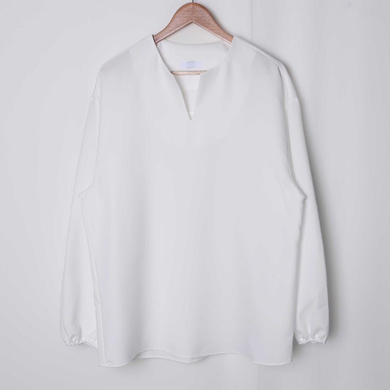 韓国ファッション SELCA-V -neck siphon shirt-mselca2023aw946-012
