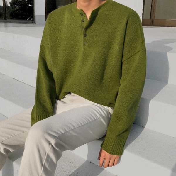 韓国ファッション SELCA-V-neck knit sweater-mselca2023aw963-06