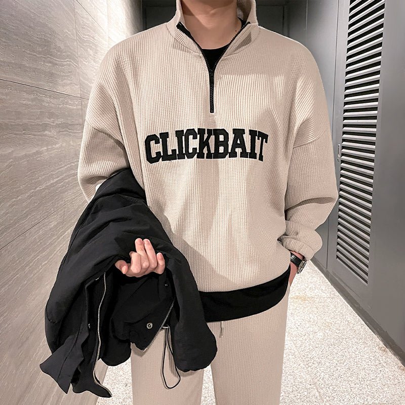 韓国ファッション SELCA-Waffle logo set up-mselca2023aw981-06