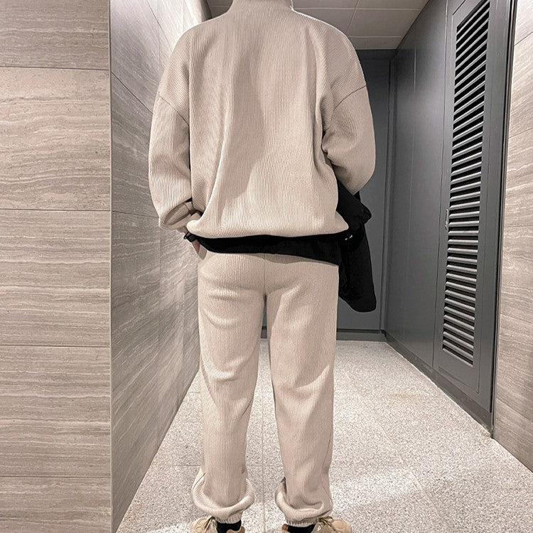 韓国ファッション SELCA-Waffle logo set up-mselca2023aw981-02