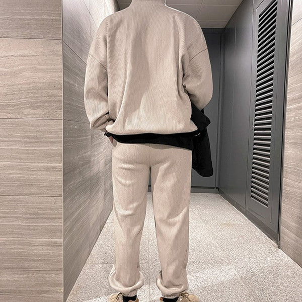 韓国ファッション SELCA-Waffle logo set up-mselca2023aw981-02