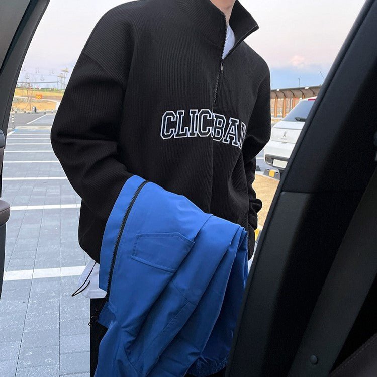 韓国ファッション SELCA-Waffle logo set up-mselca2023aw981-05