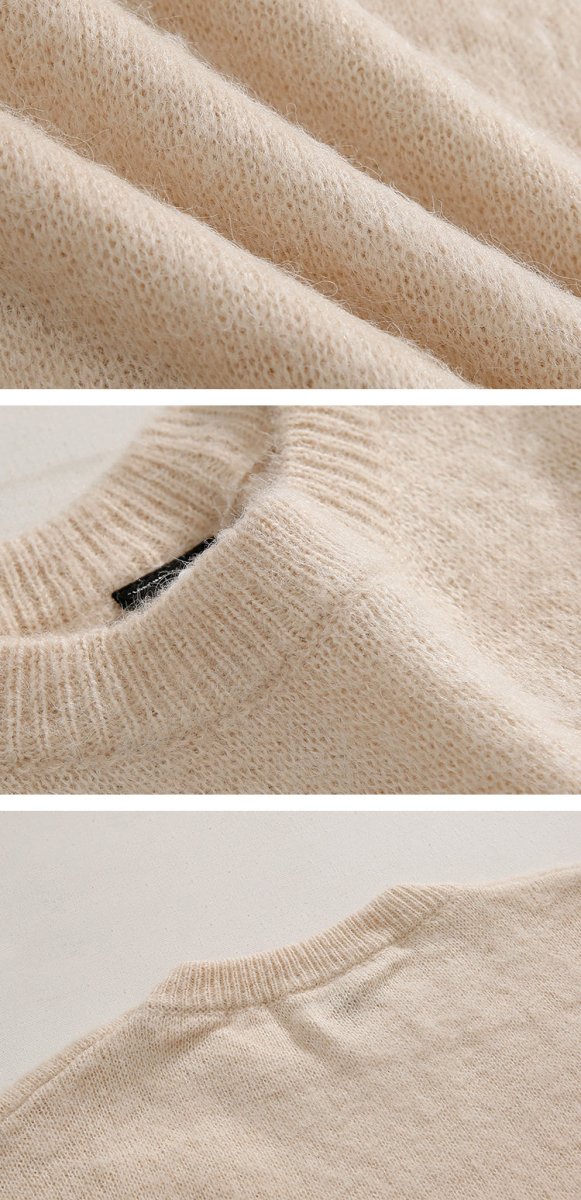 韓国ファッション SELCA-Warm loousen knit sweater-mselca2023aw987-07